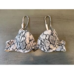 gray underwire  UNBRANDED bra size 34A